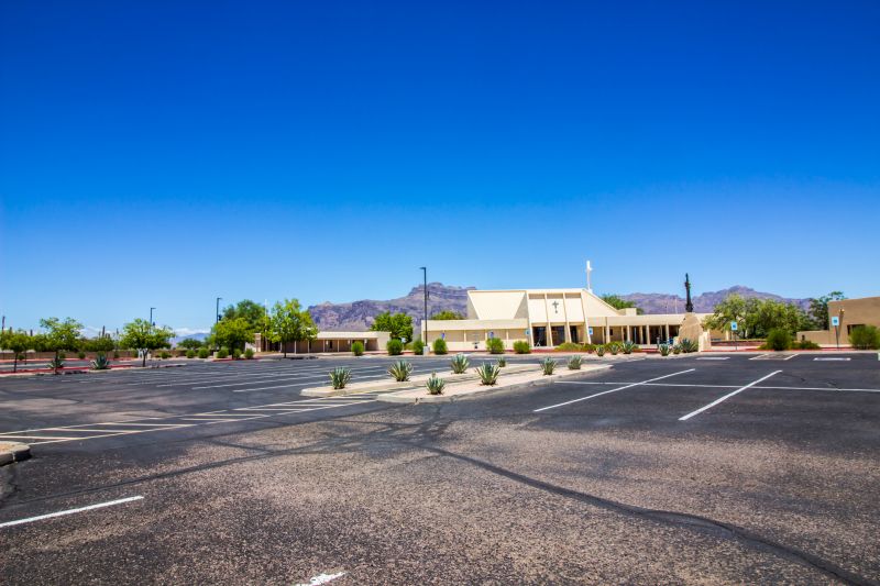 Church Parking Lot Sealing